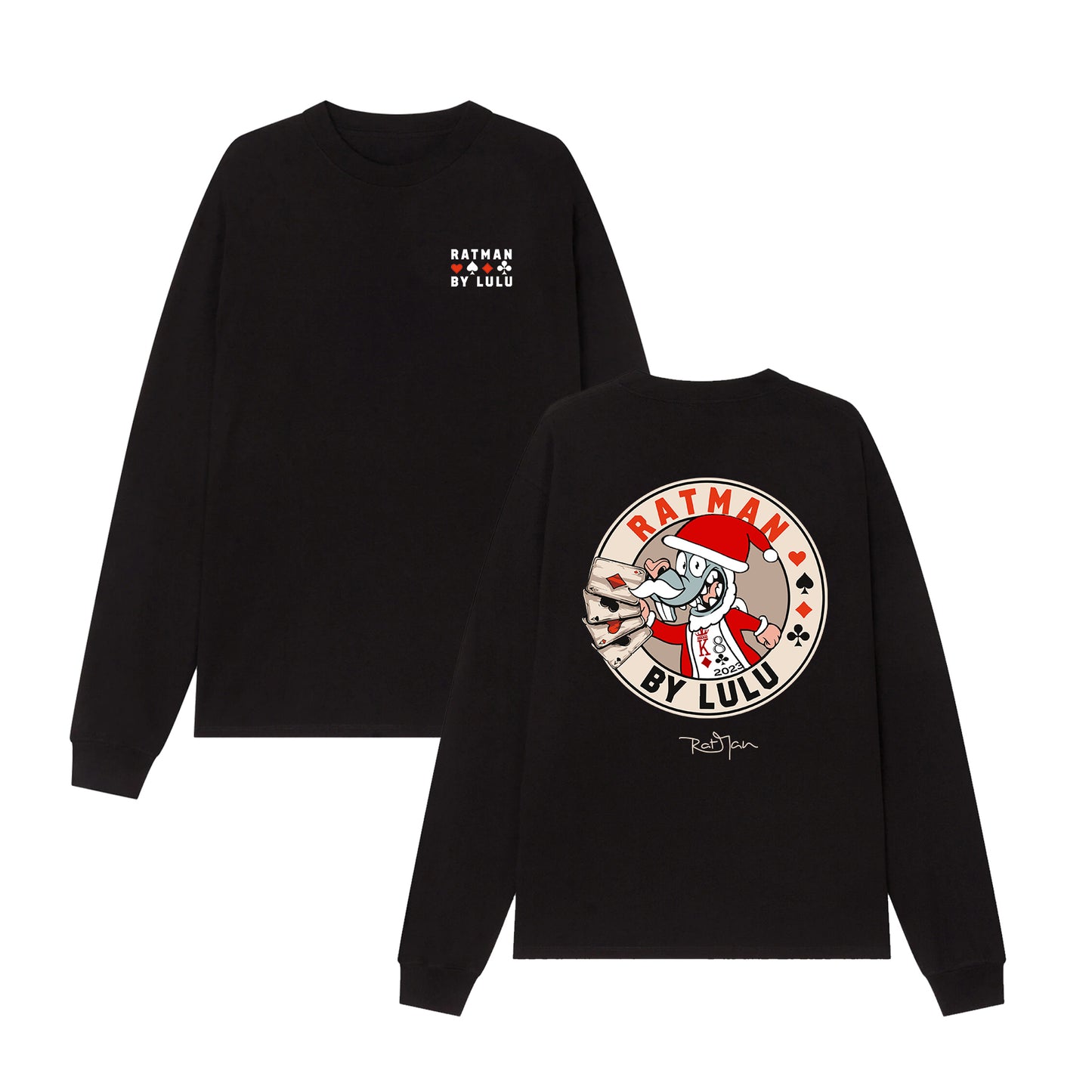 Tee-Shirt Manches longues Black EDITION NOËL