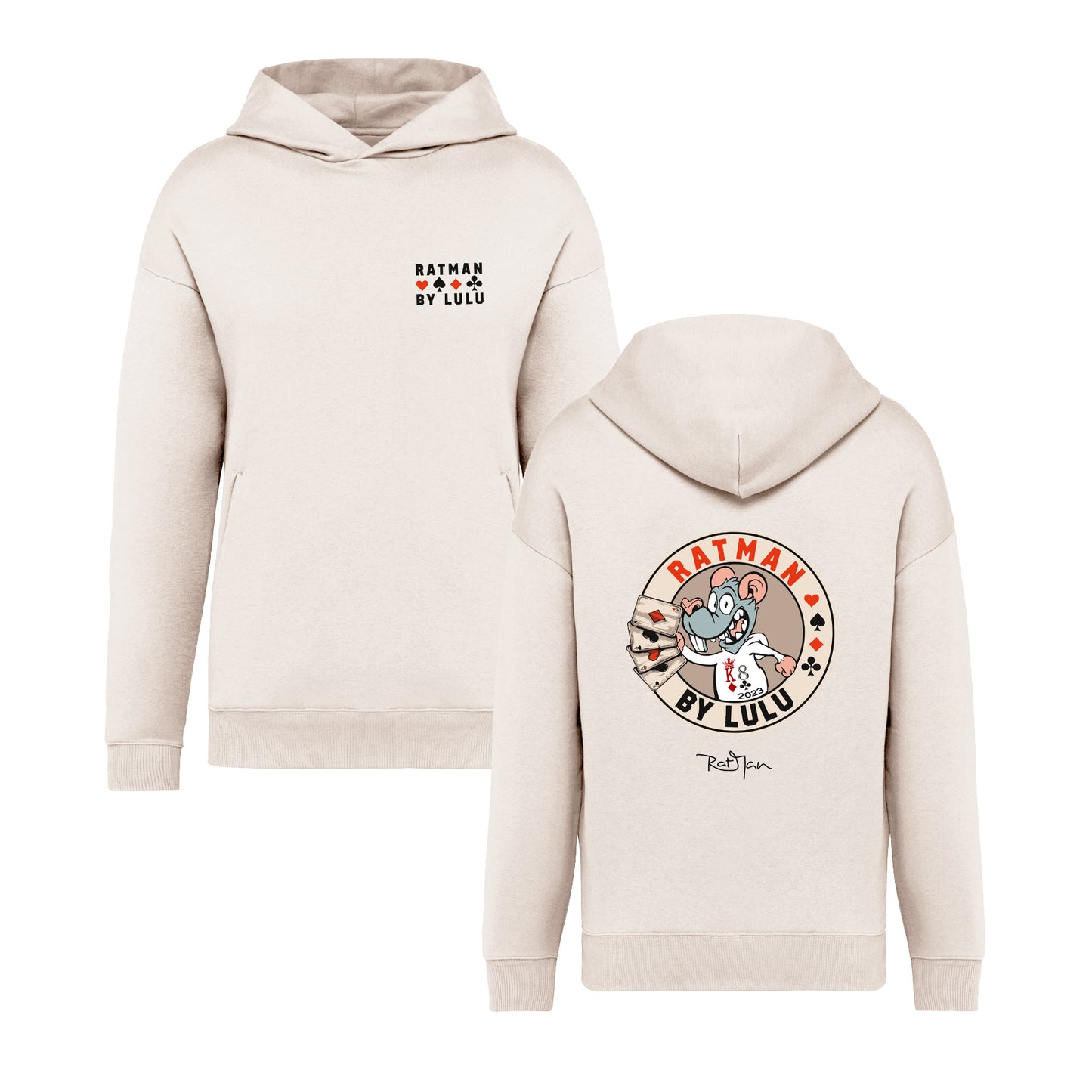 Sweat-Shirt Oversize White