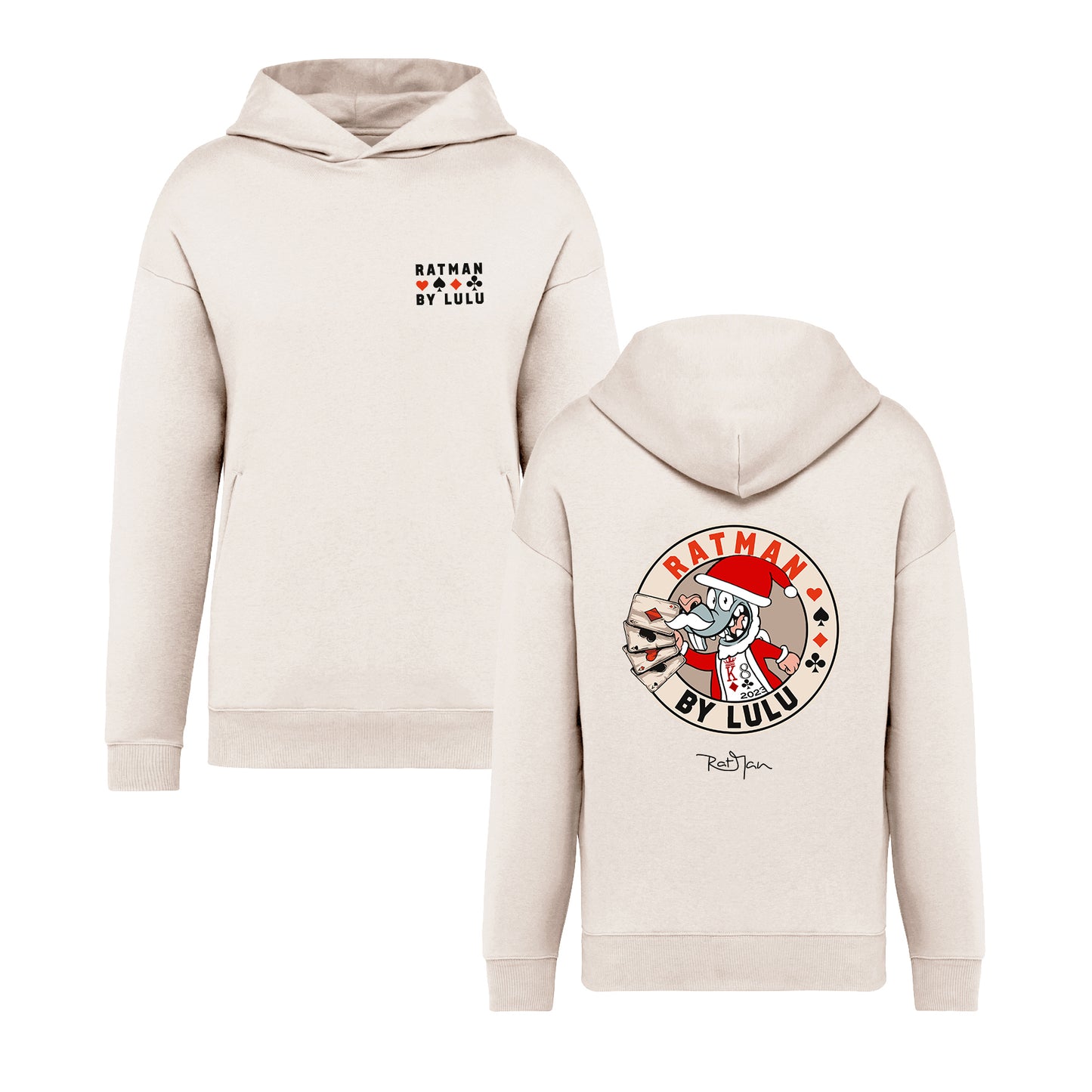 Hoodie Oversize WHITE Edition Noel
