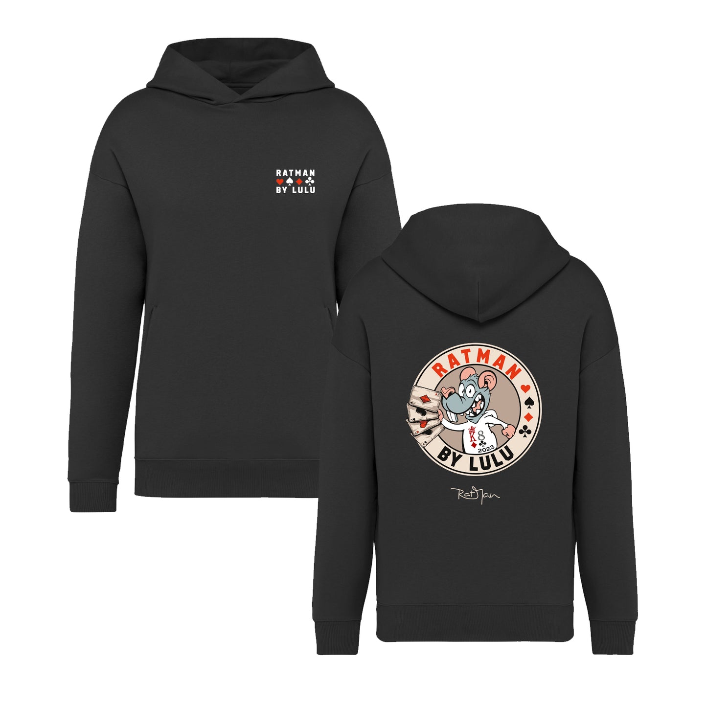 Sweat-Shirt Oversize Dark Grey