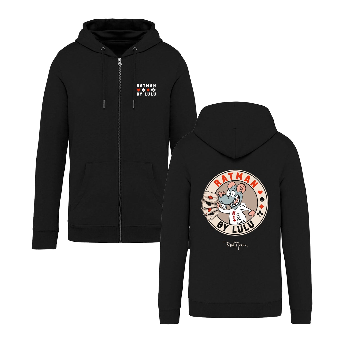 Sweat-Shirt zippé Dark Grey