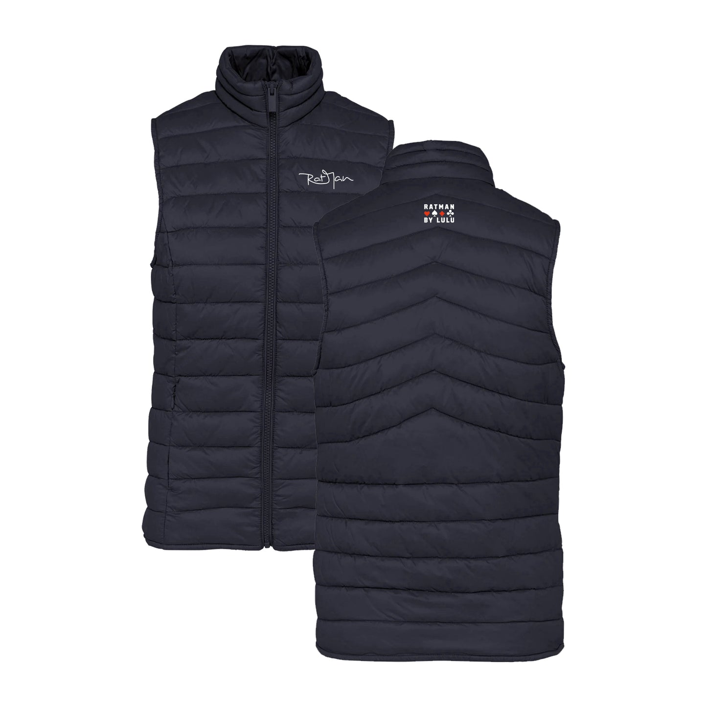 Doudoune Sans Manches Navy pour Femme