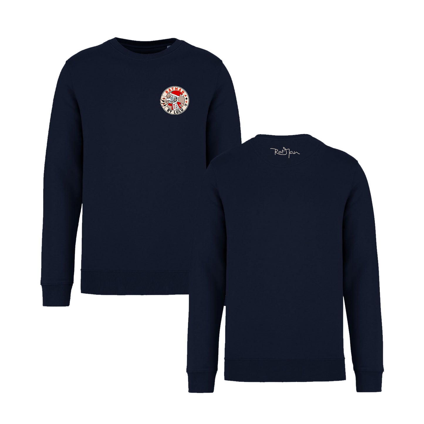 Sweat-Shirt Col Rond Navy EDITION NOËL