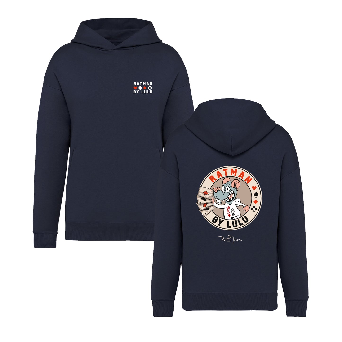 Sweat-Shirt Oversize Navy